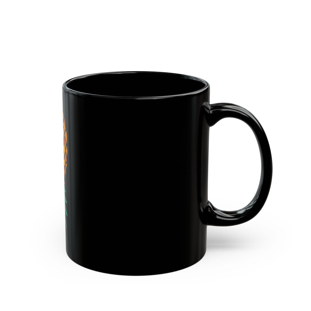 "Good Eating" Black Ceramic Mug — Graphic