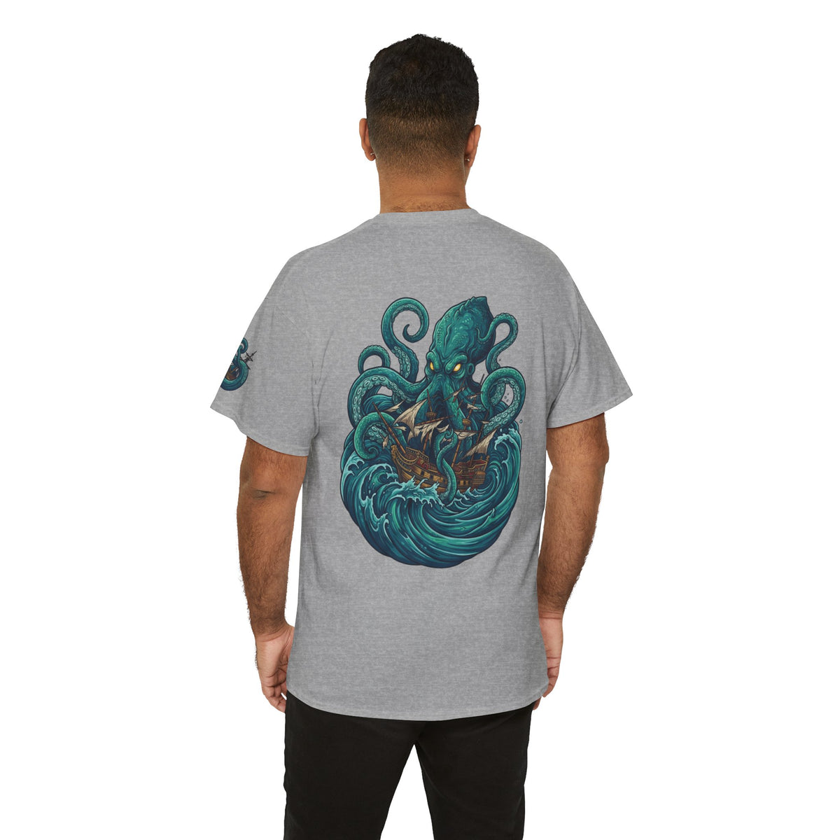 Color: Sport Grey | The Kraken (Norse-Global Maritime) Premium Graphic Tee