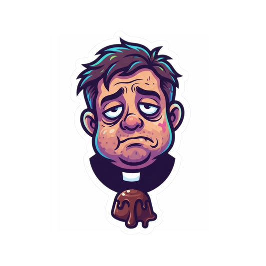 "Forgive Me Father Too Much Candy" Sticker