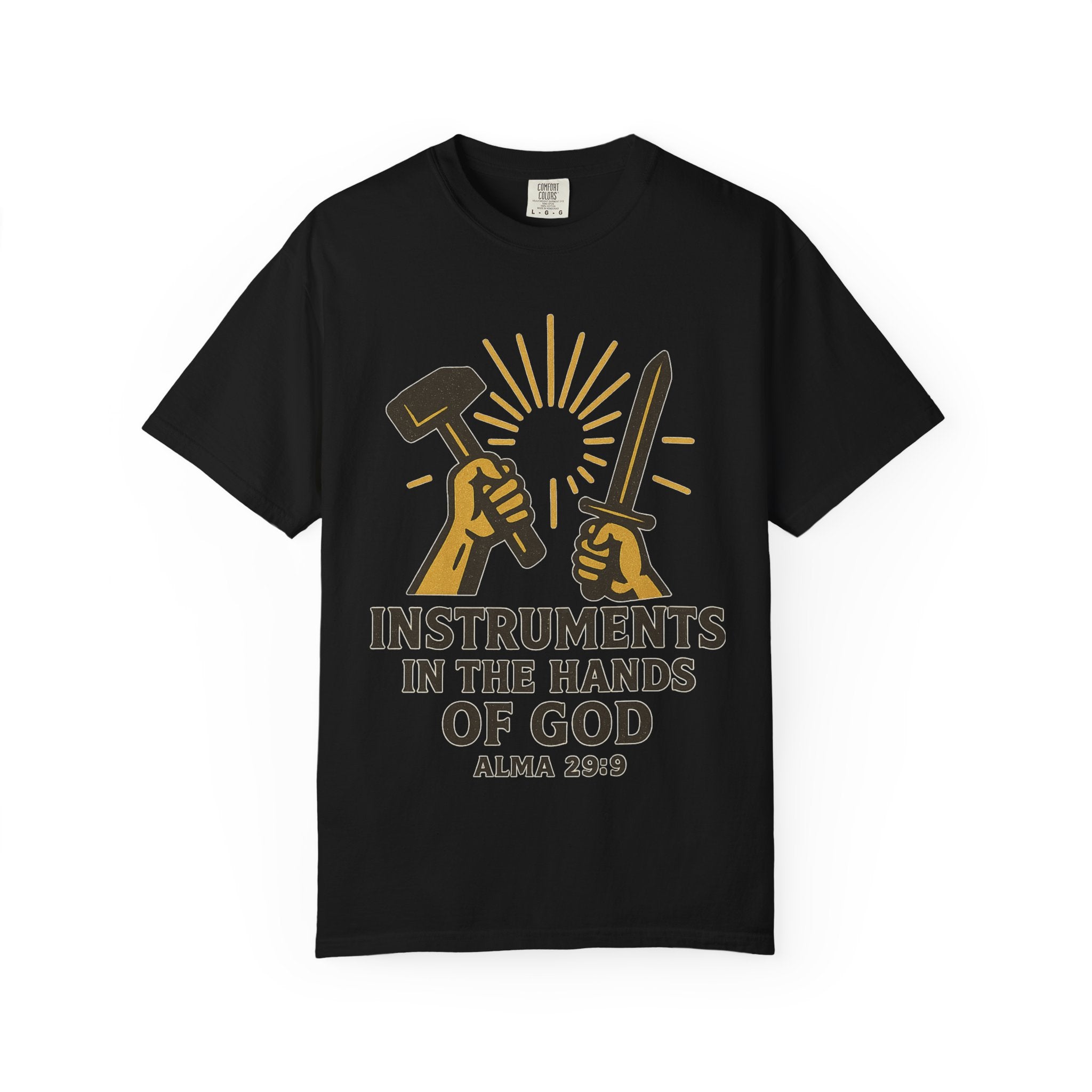 "Instruments in the Hands of God" Unisex Garment-Dyed T-shirt