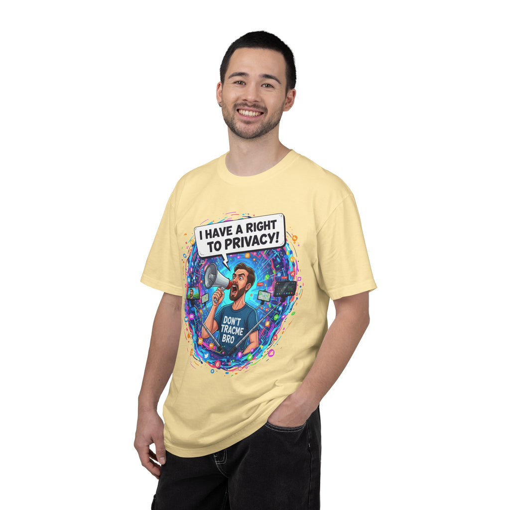 "The Right to Privacy"  Unisex Garment-Dyed T-shirt