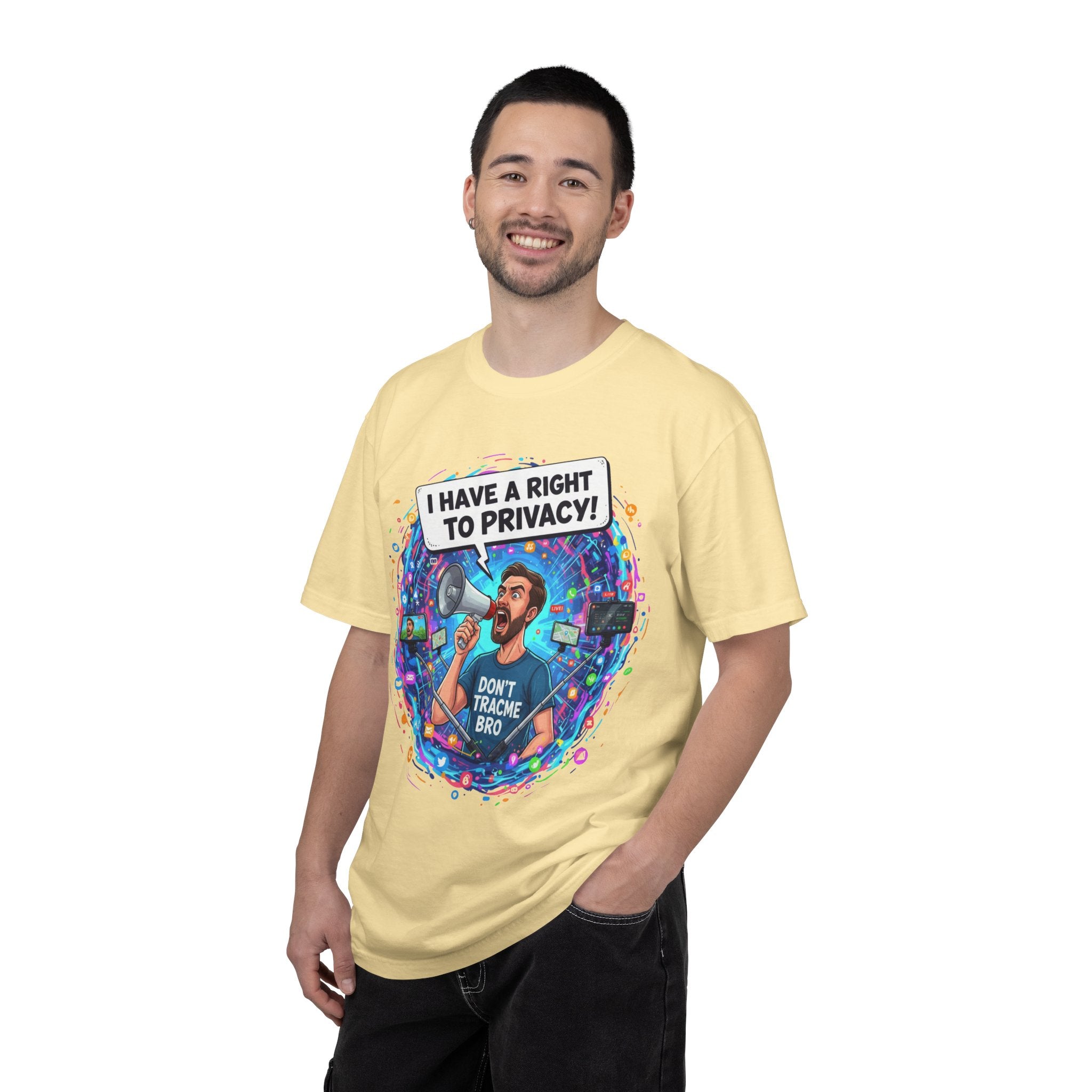 "The Right to Privacy"  Unisex Garment-Dyed T-shirt