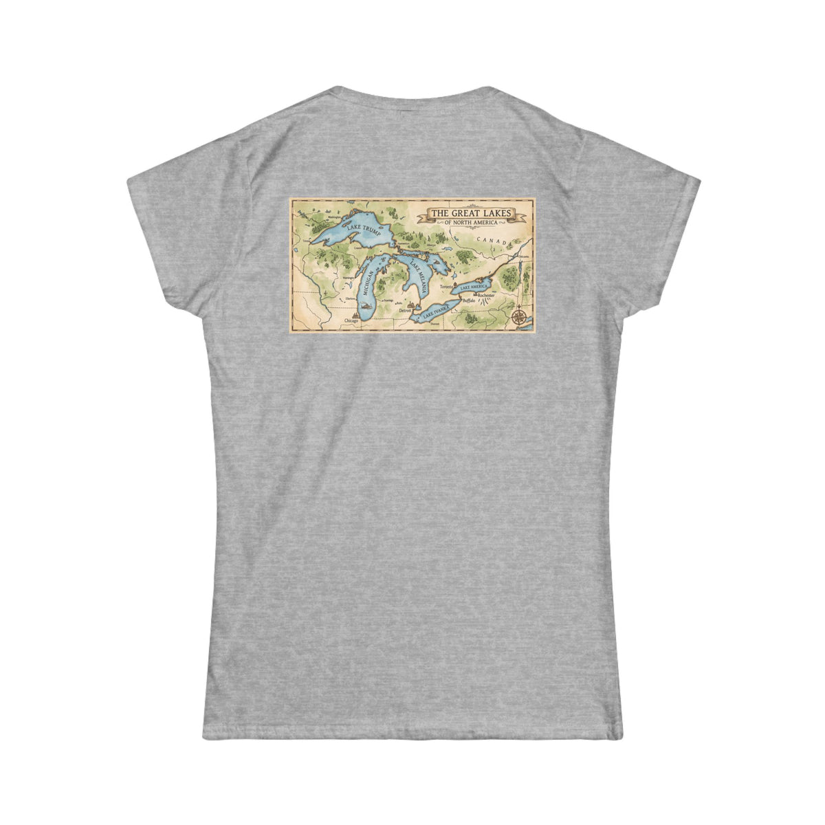 Color: Sport Grey | 51st State Great Lakes Women's Tee