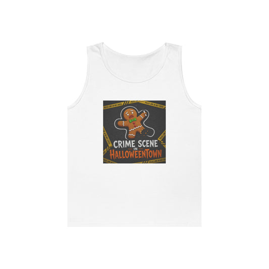 Color: White | Crime Scene in Halloweentown Tank Top