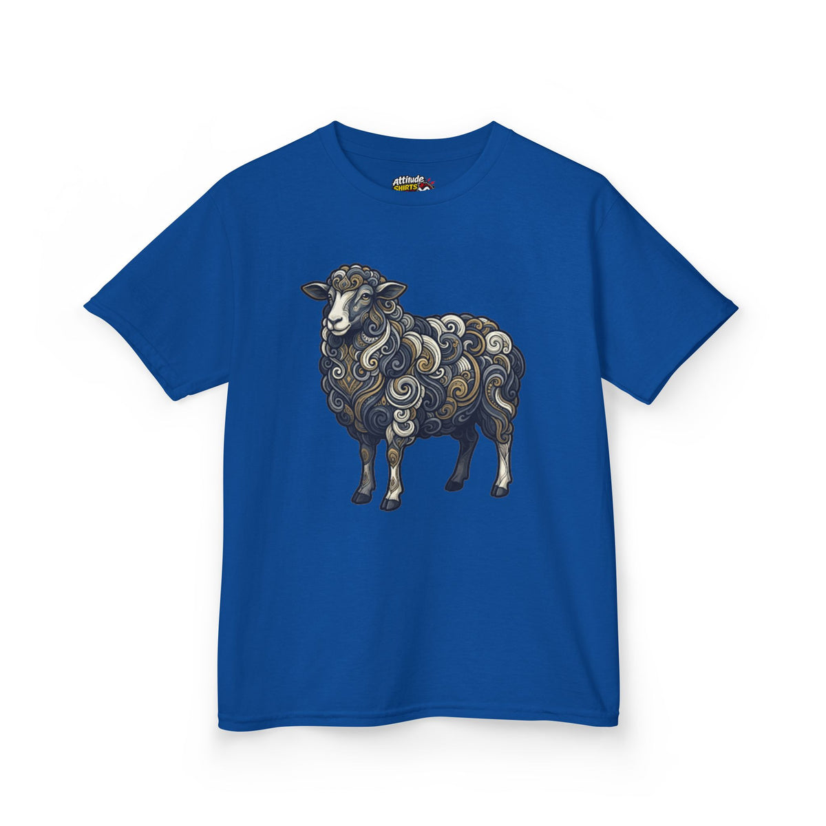 Color: Royal | Barnyard Sheep Kids Tee