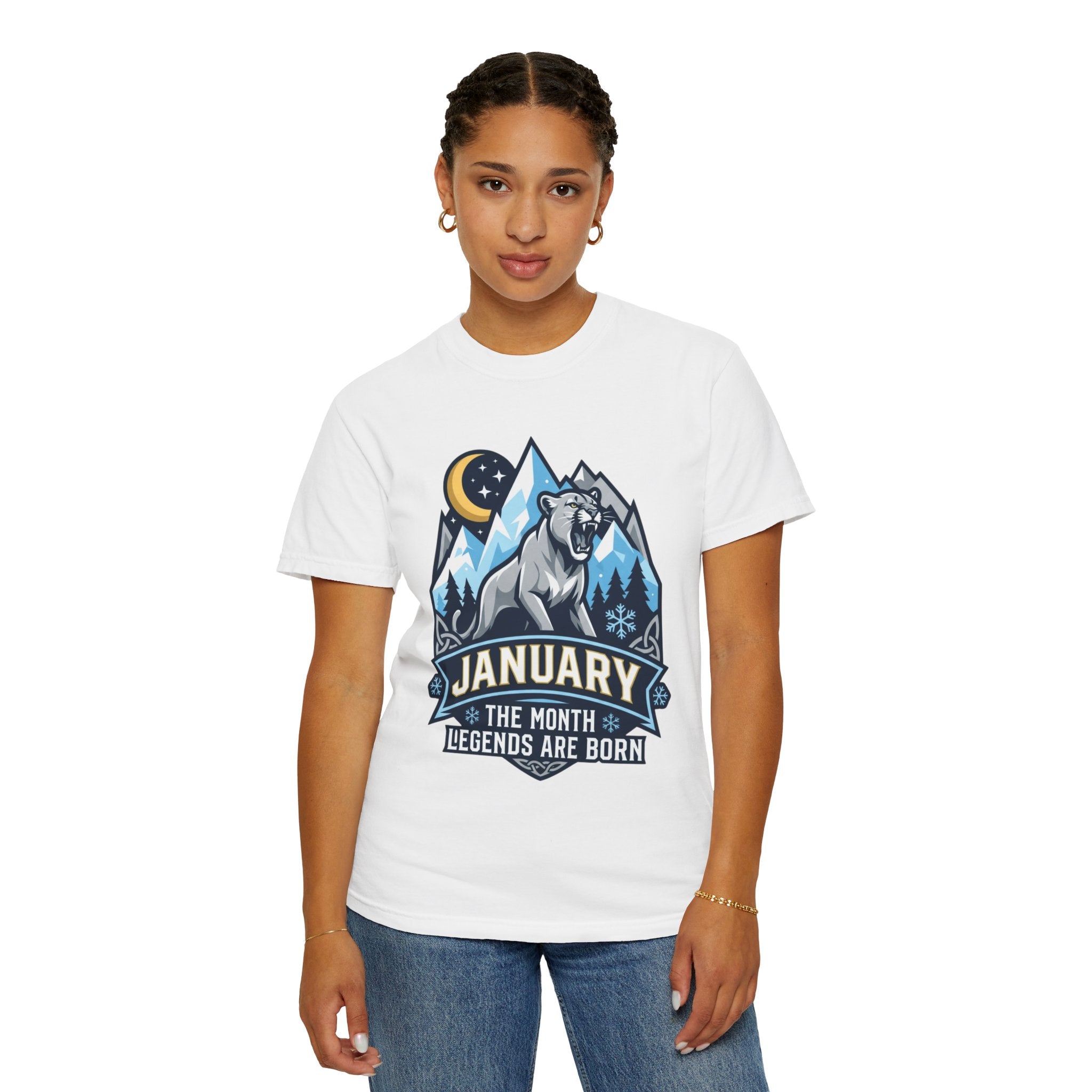 "January Legend" Unisex Garment-Dyed Tee