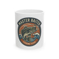 "Master Baiter" White Ceramic Mug — Graphic