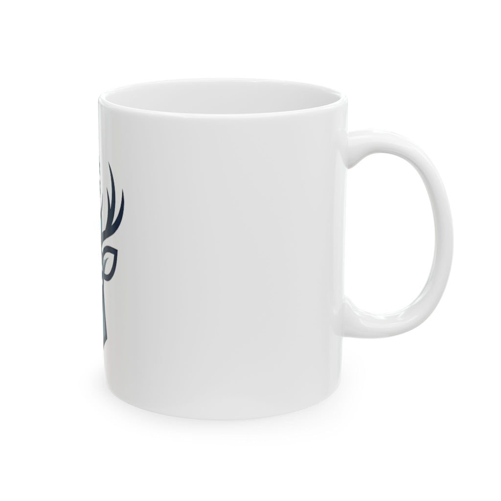 "February Legend" White Ceramic Mug — Graphic