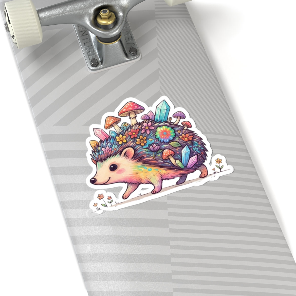 "Hippy Hedgehog" Sticker — Main