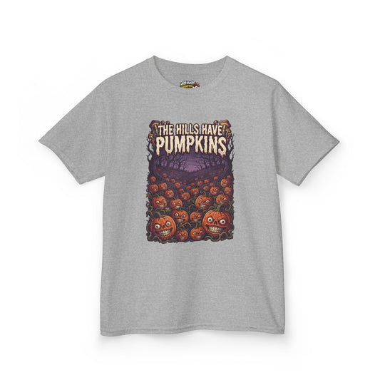 Color: Sport Grey | The Hills Have Pumpkins Kids Tee