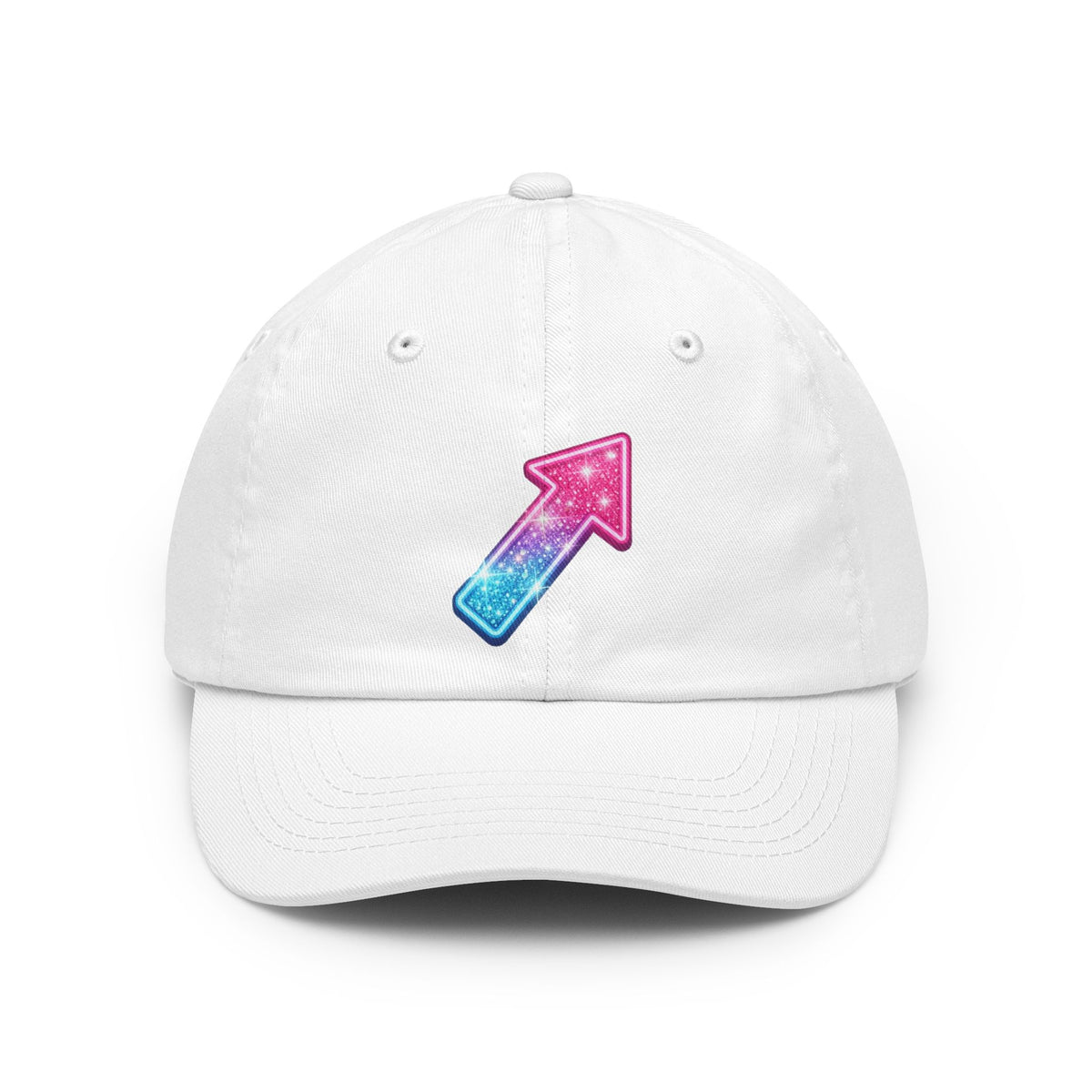 Color: White | Professional Stick Shifter Dad Hat — Graphic