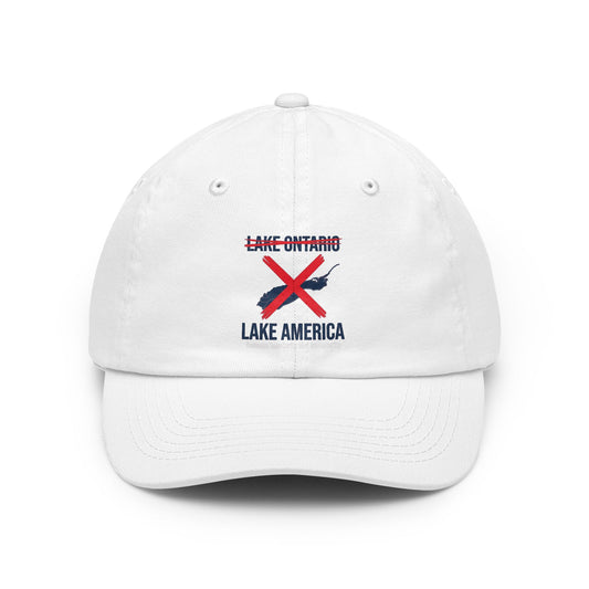 Color: White | Lake America Dad Hat