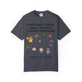 "Advanced Degrees in Memes" Unisex Garment-Dyed T-shirt