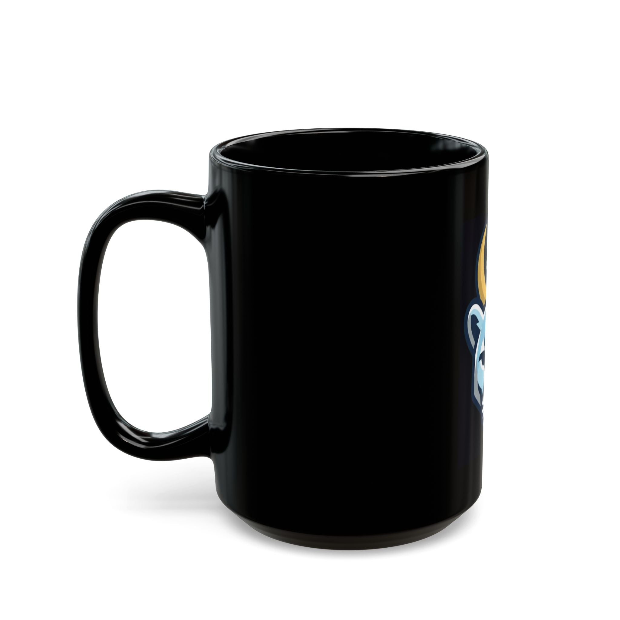 "January Legend" Black Ceramic Mug — Graphic