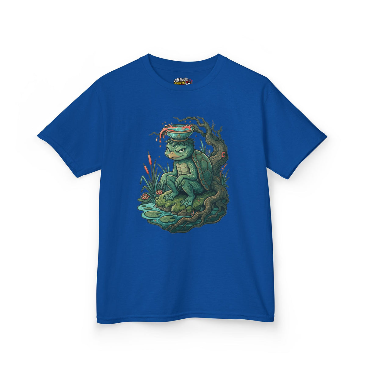 Color: Royal | Kappa (Japanese Folklore) Kids Tee