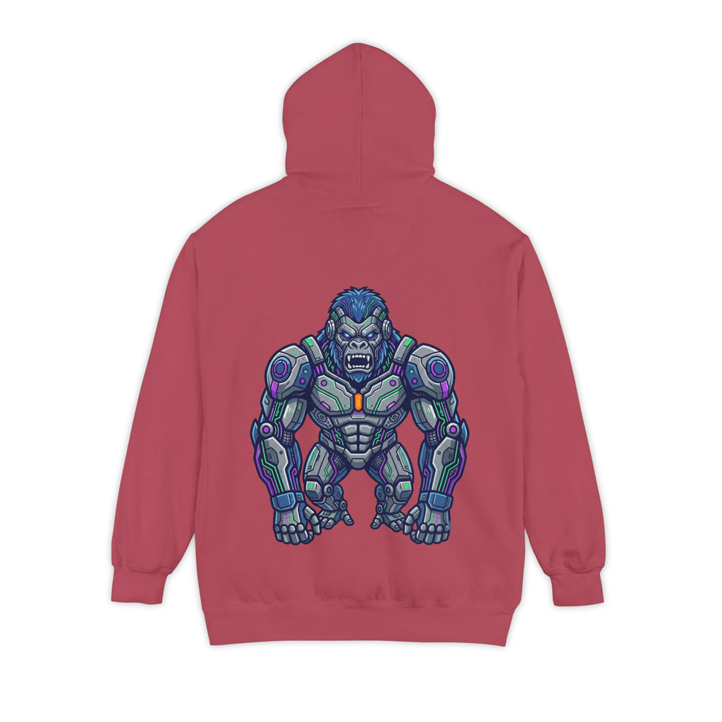 "Cyber Gorilla" Garment-Dyed Hoodie