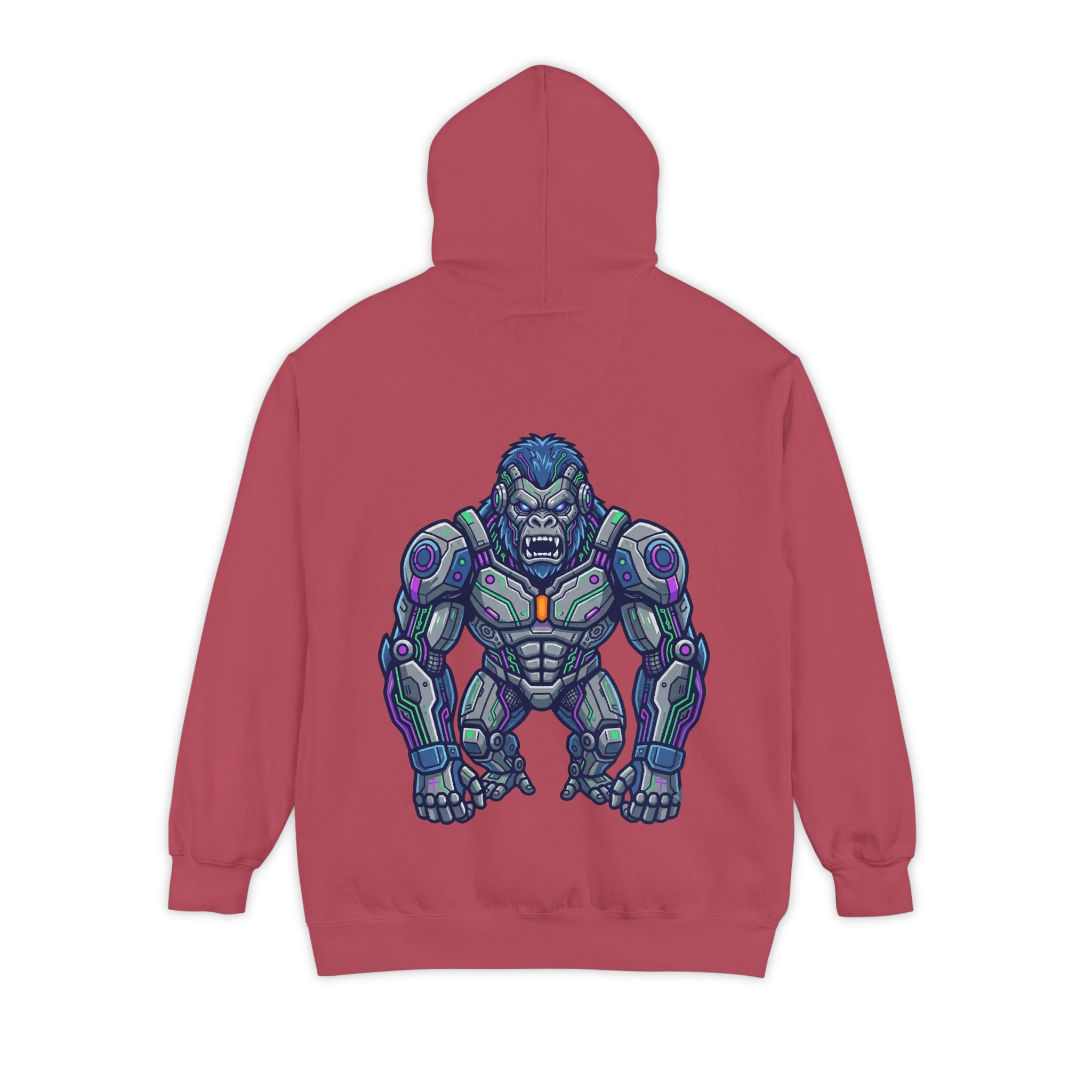 "Cyber Gorilla" Garment-Dyed Hoodie