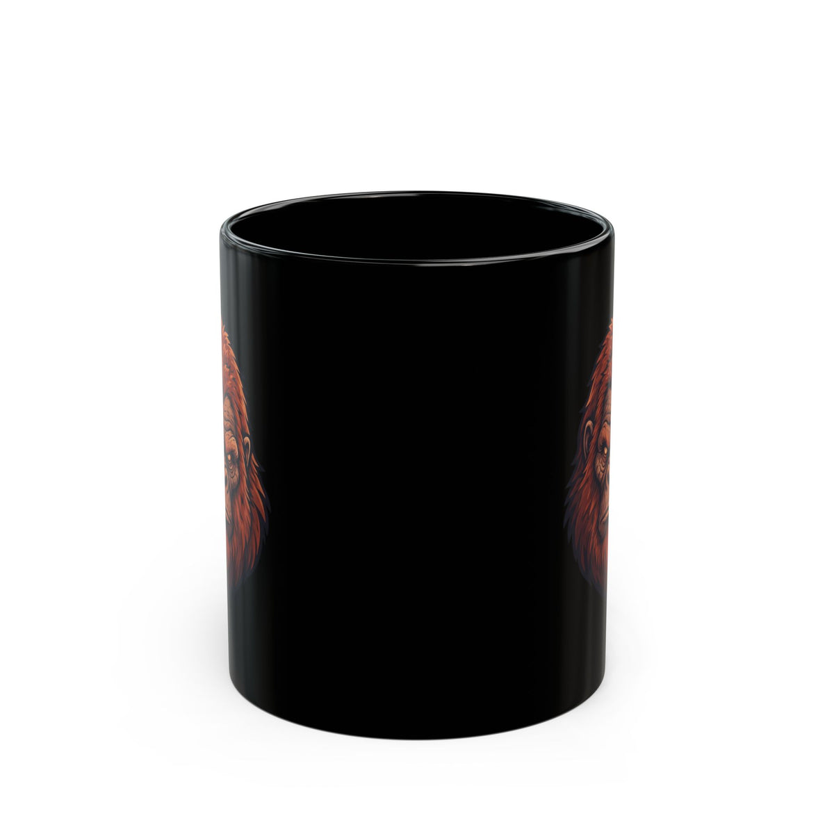 "Yowie (Australian Folklore)" Black Ceramic Mug — Graphic