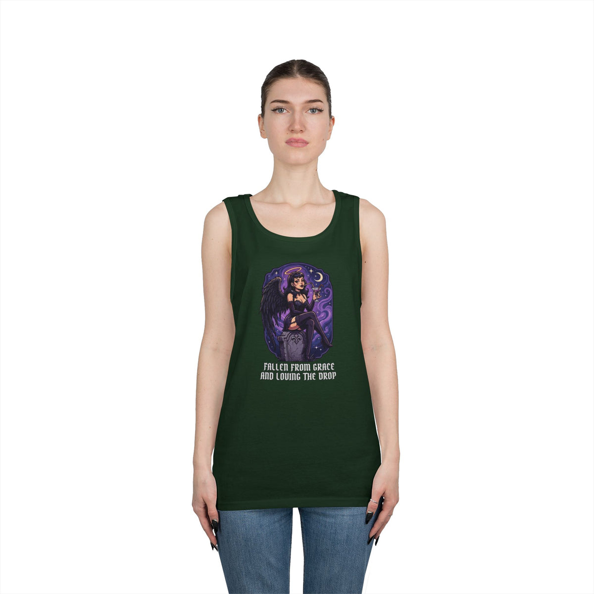 Color: Forest Green | Fallen From Grace and Loving the Drop Tank Top