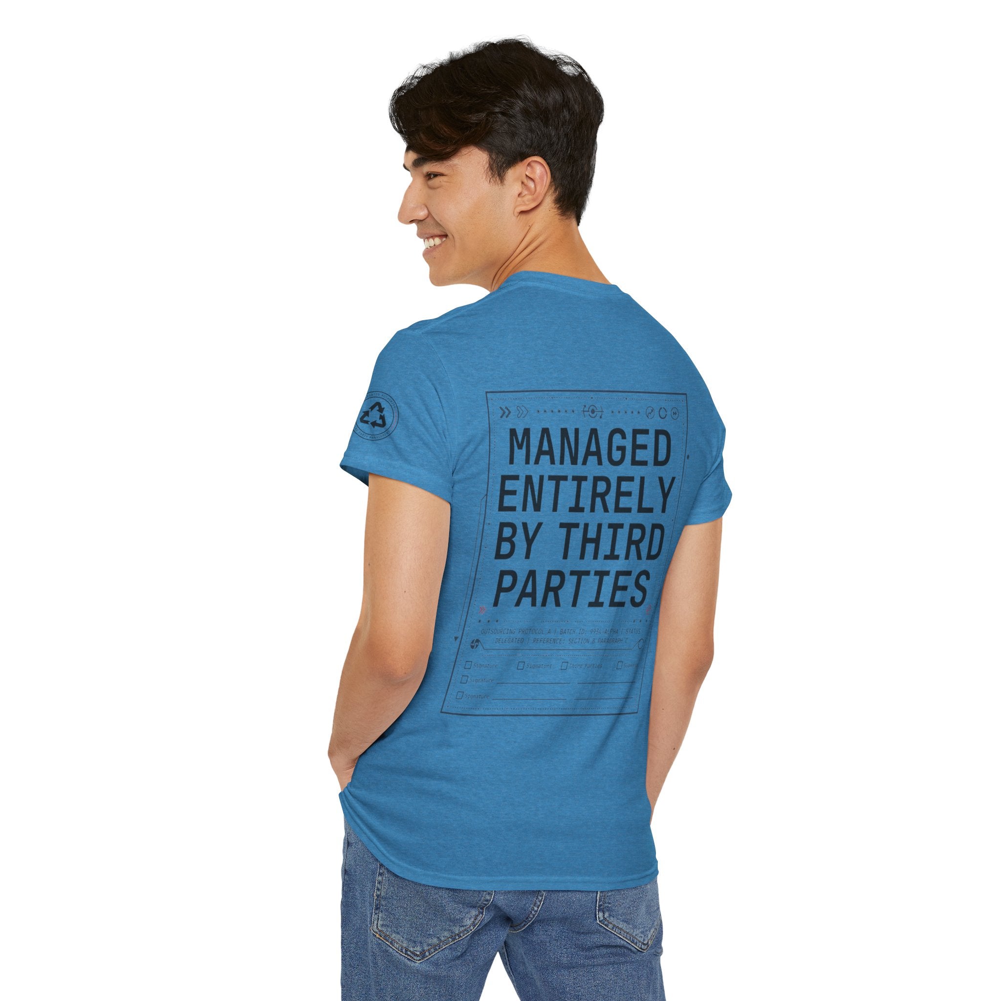 "Managed Entirely By Third Parties" Premium Graphic Tee