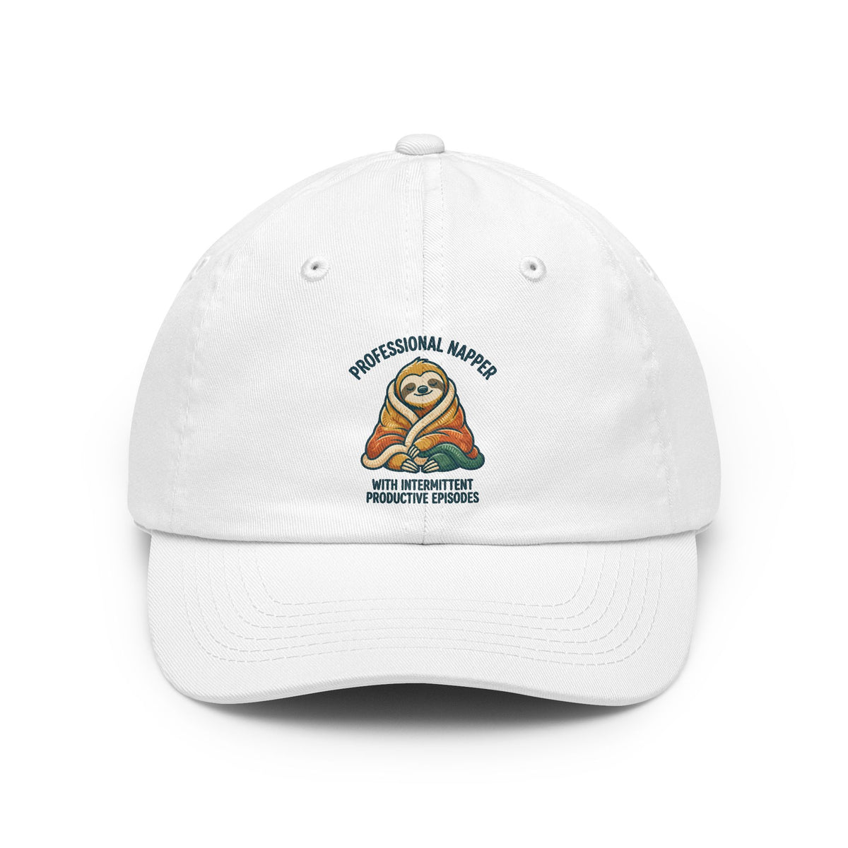 Color: White | Professional Napper Dad Hat