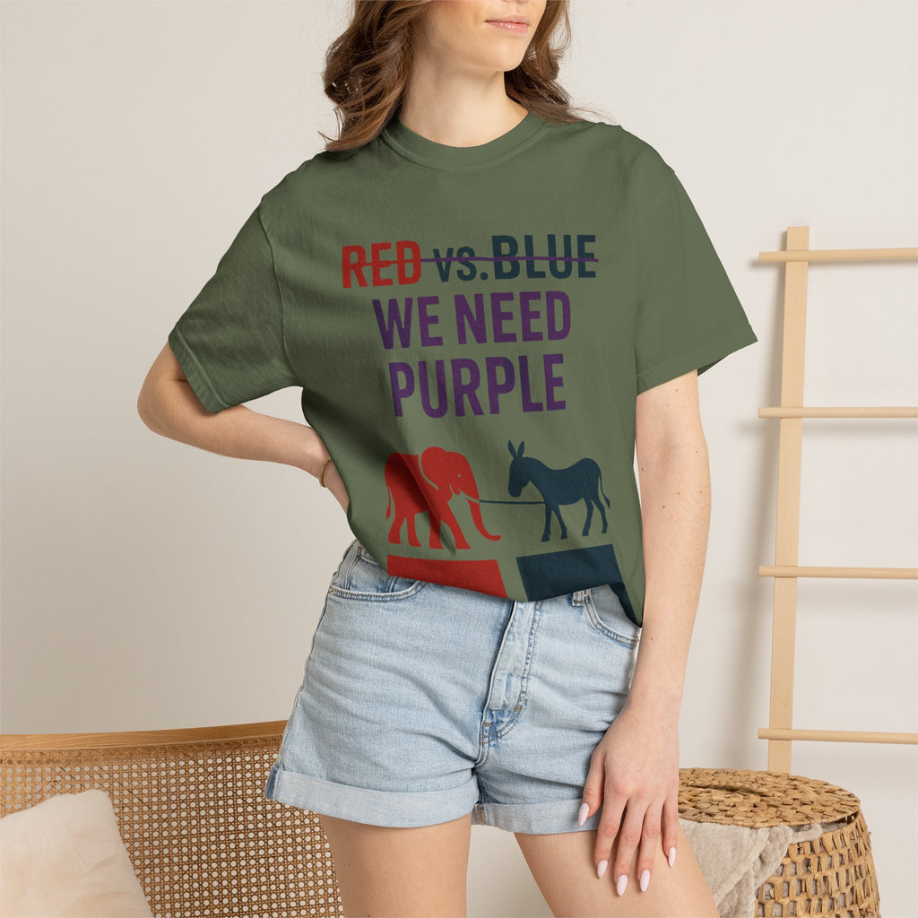 "he Lesser Evil Election" Unisex Garment-Dyed T-shirt