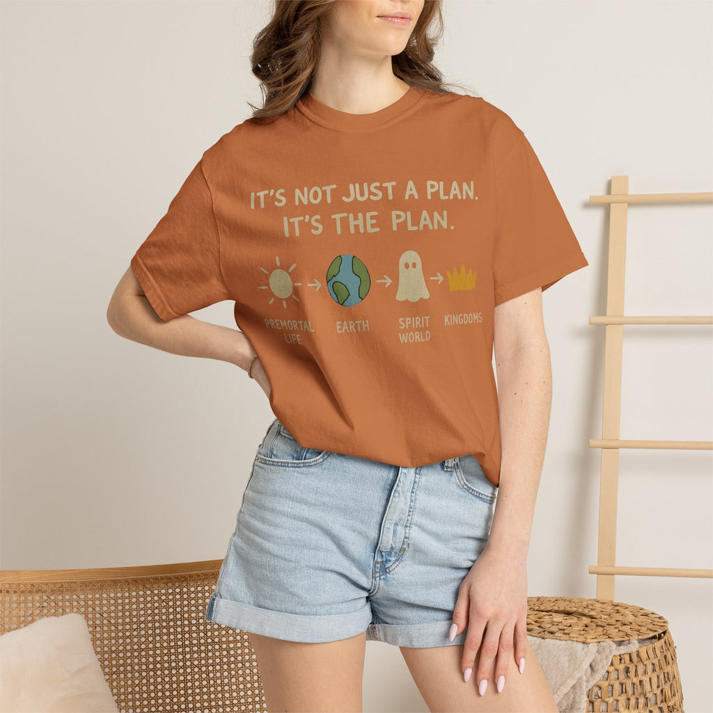 "It's The Plan" Unisex Garment-Dyed T-shirt