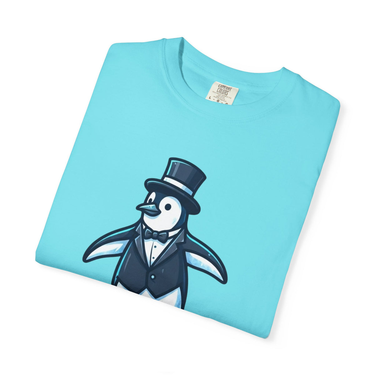 "Penguin Credible" Unisex Garment-Dyed Tee