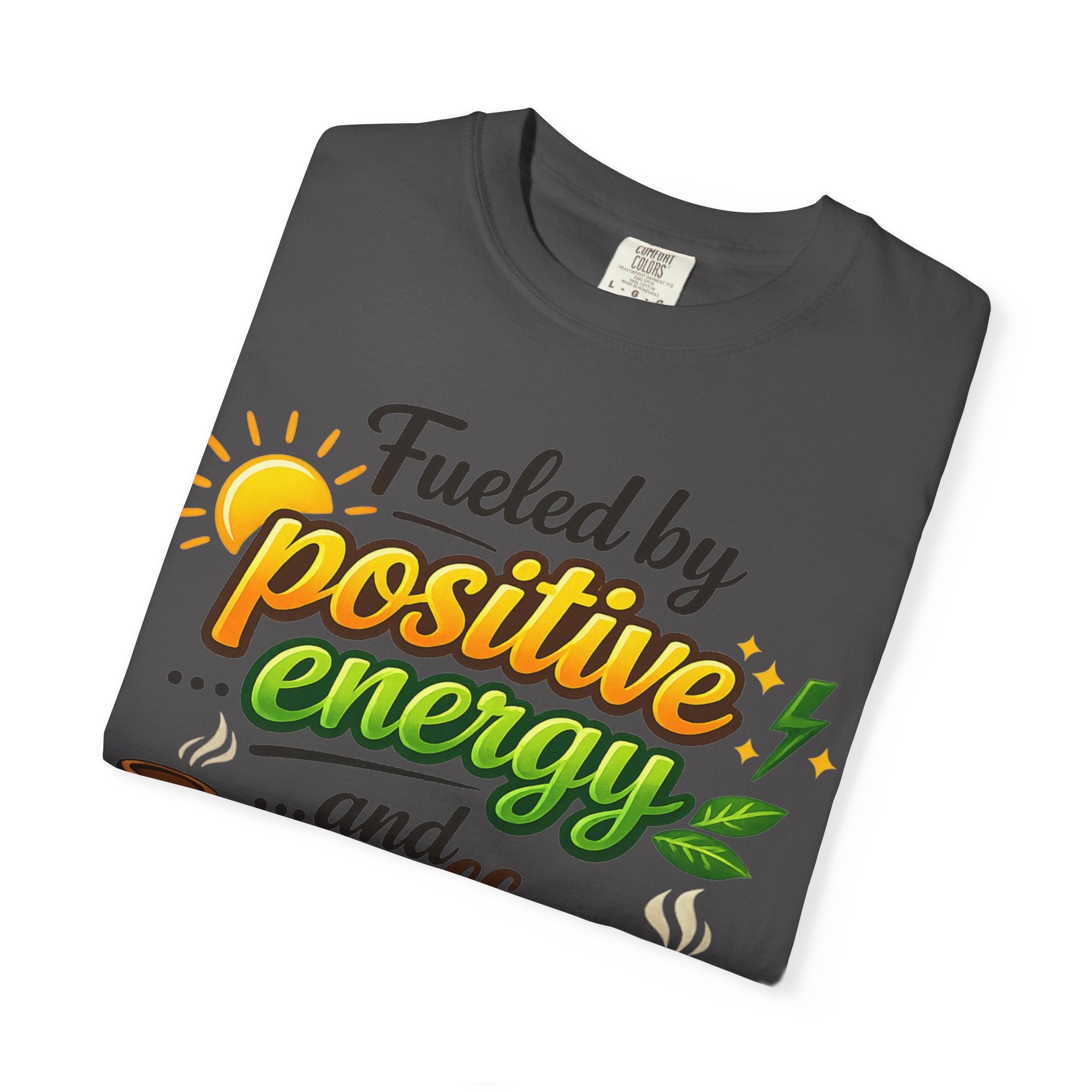 "The High-Voltage Morning Routine" Unisex Garment-Dyed T-shirt
