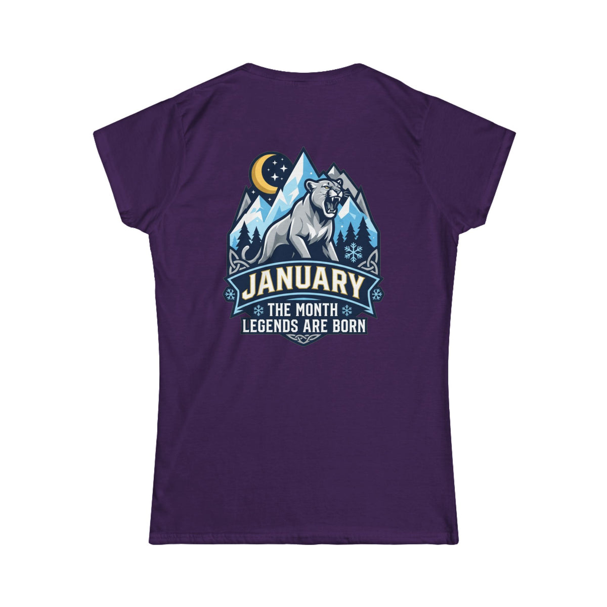 Color: Purple | January Legend Women's Tee