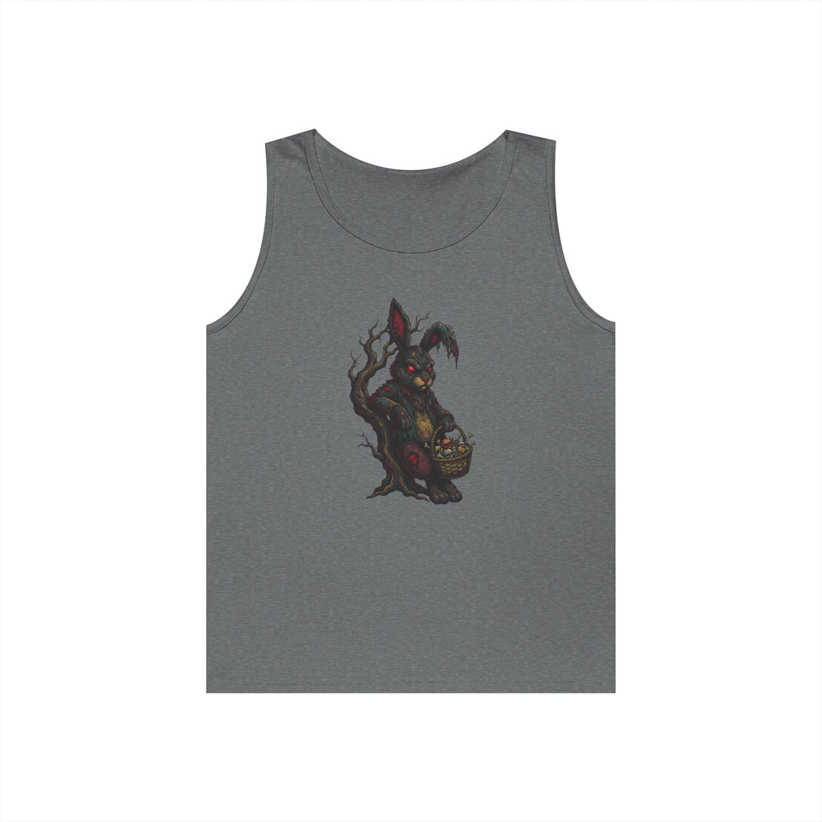 Color: Graphite Heather | Zombie Bunny Tank Top