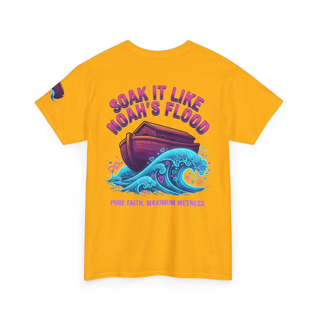 "Good Book Series Soak it Like Noah's Flood" Premium Graphic Tee