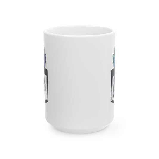 "Mayor Of Halloweentown" White Ceramic Mug — Graphic
