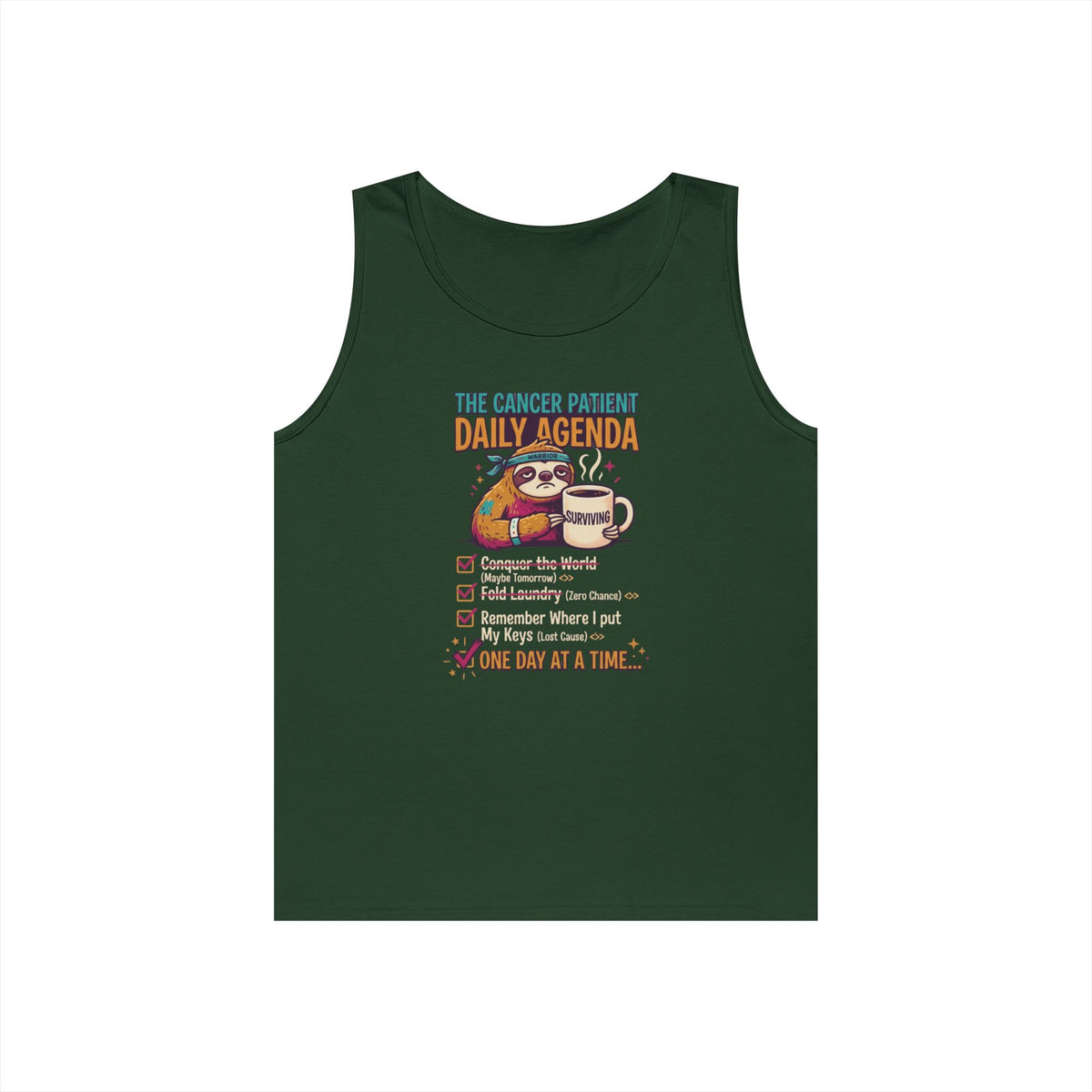 "Cancer One Day At A Time" Tank Top