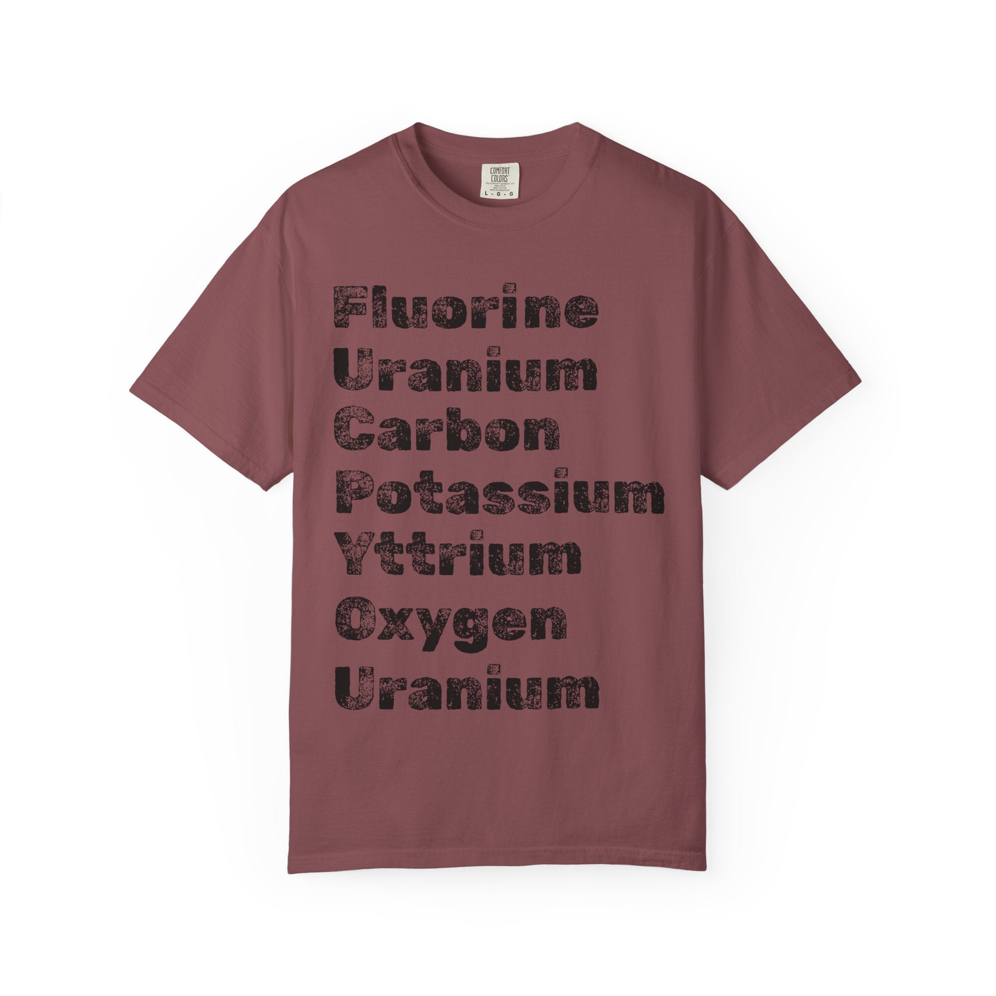 "Periodic Salt" Unisex Garment-Dyed T-shirt