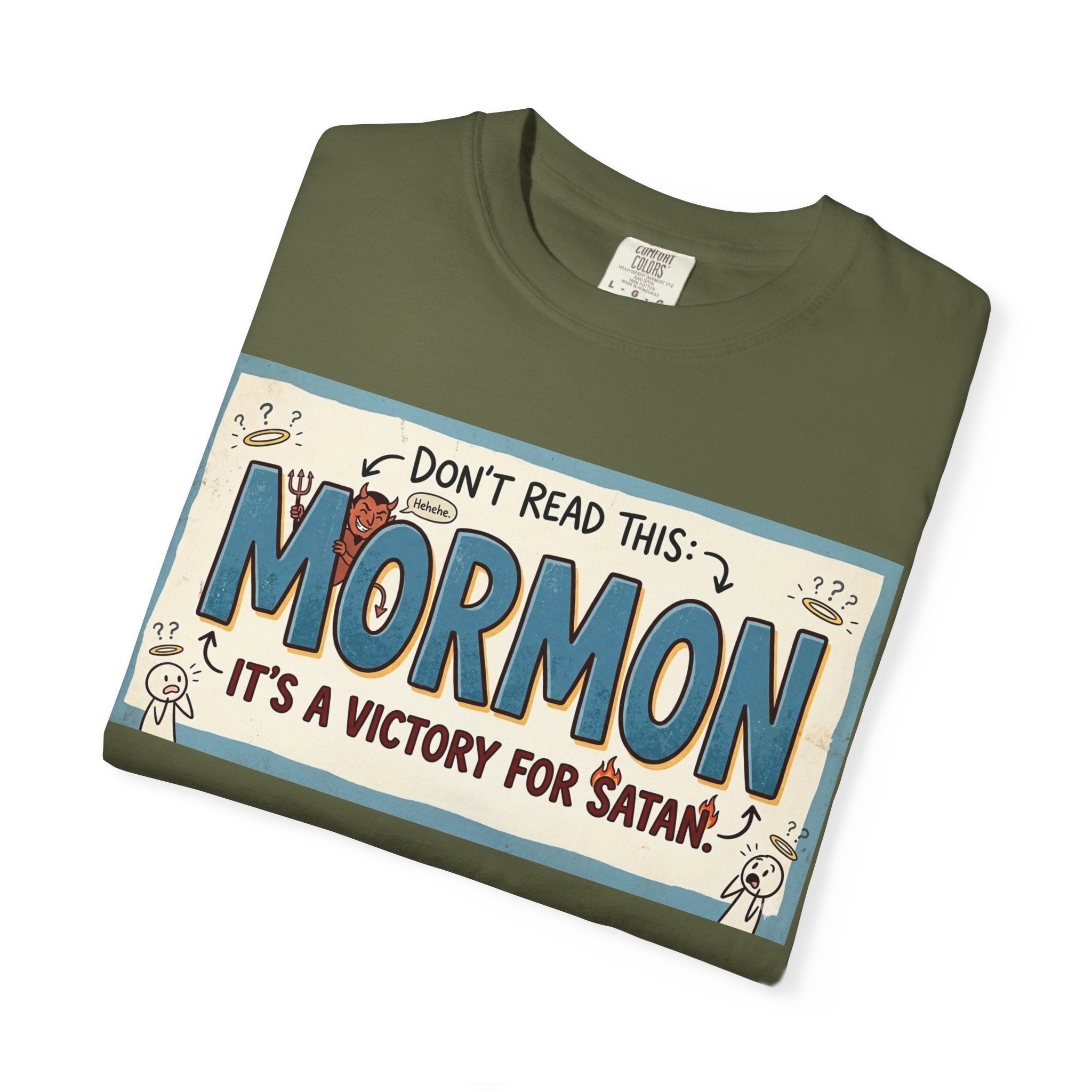 "Victory for Satan T-Shirt" Unisex Garment-Dyed T-shirt