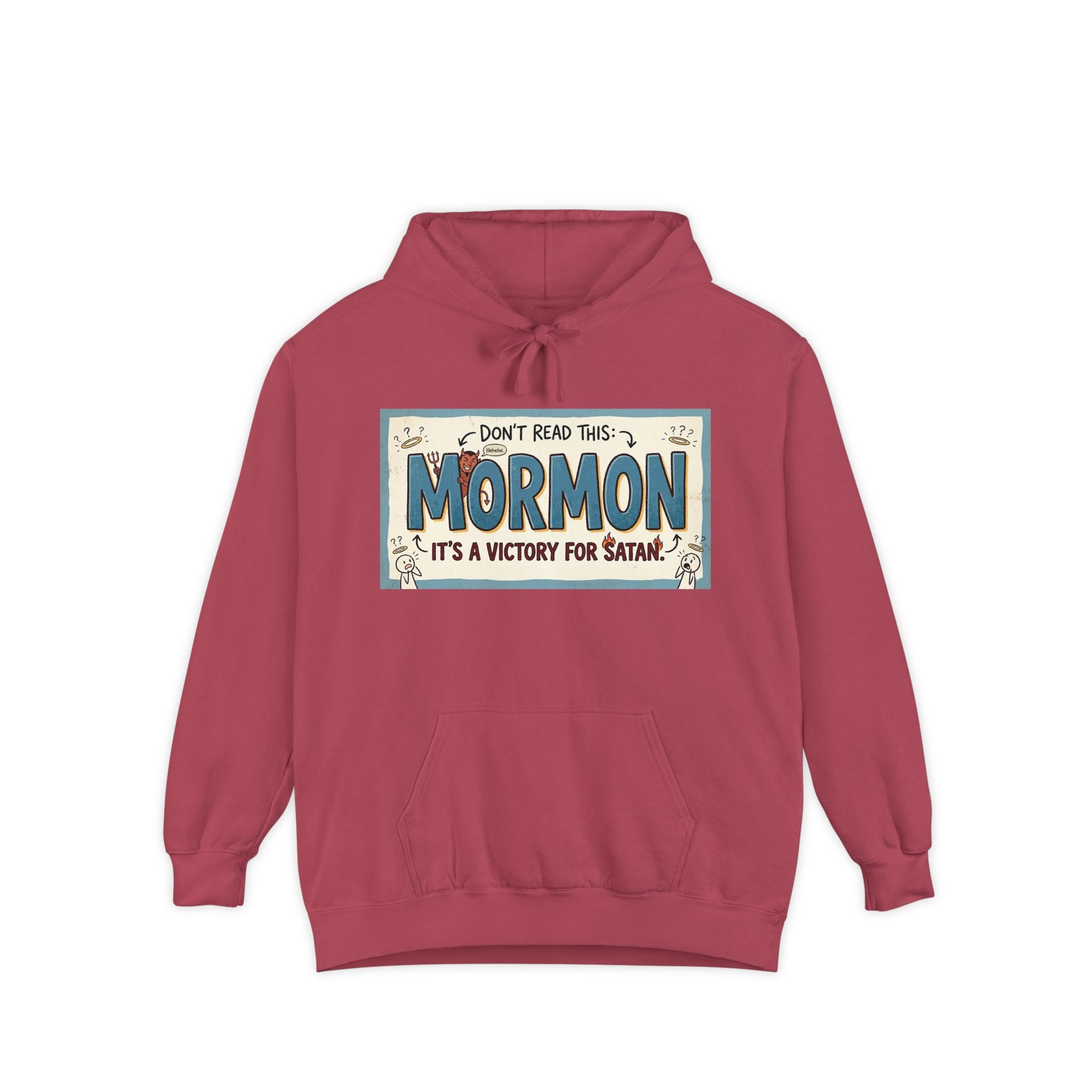 Devil's Dictionary: Mormon Edition | Garment-Dyed Hoodie — AttitudeShirts