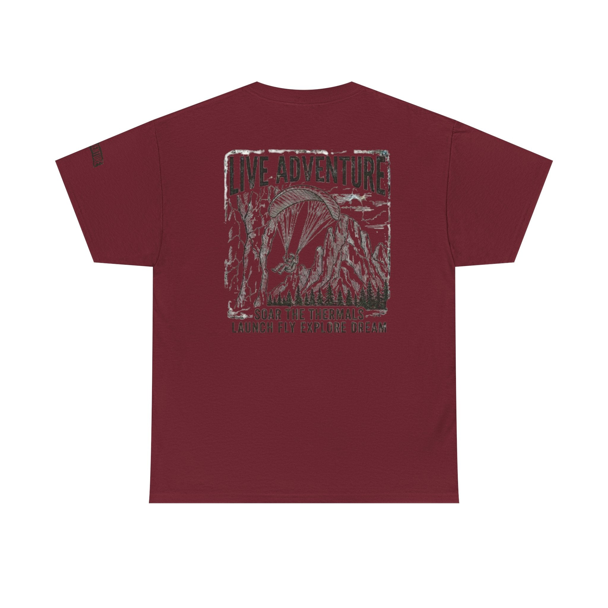 "Live Adventure - Soar the Thermals" Premium Graphic Tee