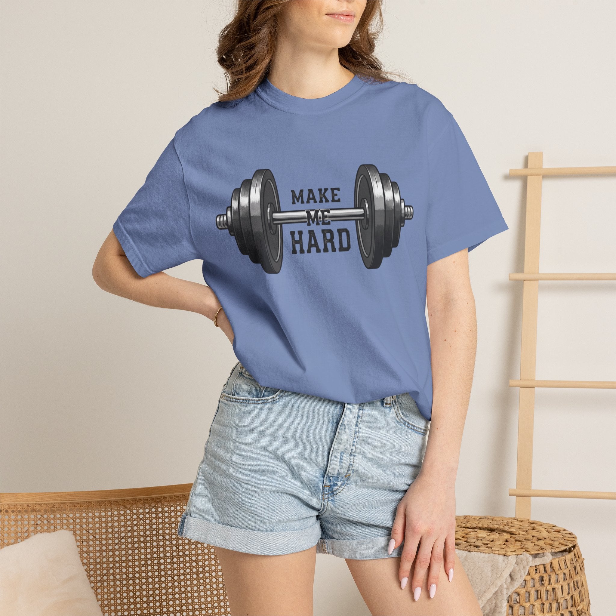 Make Me Hard - Morning Demands | Garment-Dyed Tee — AttitudeShirts