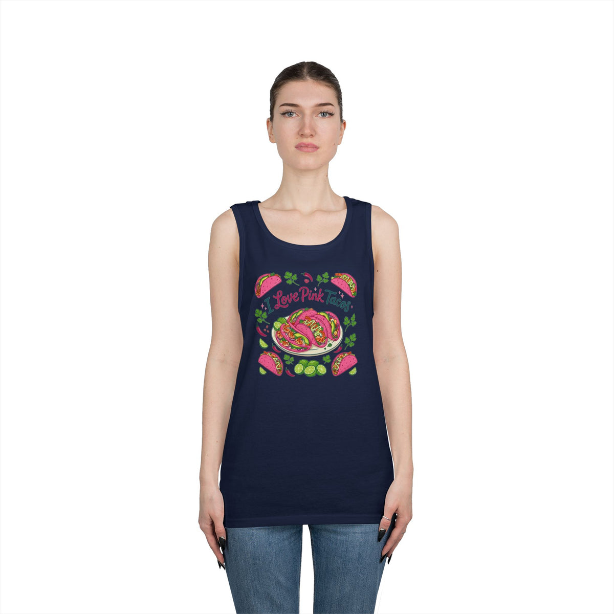 "I Love Pink Tacos" Tank Top