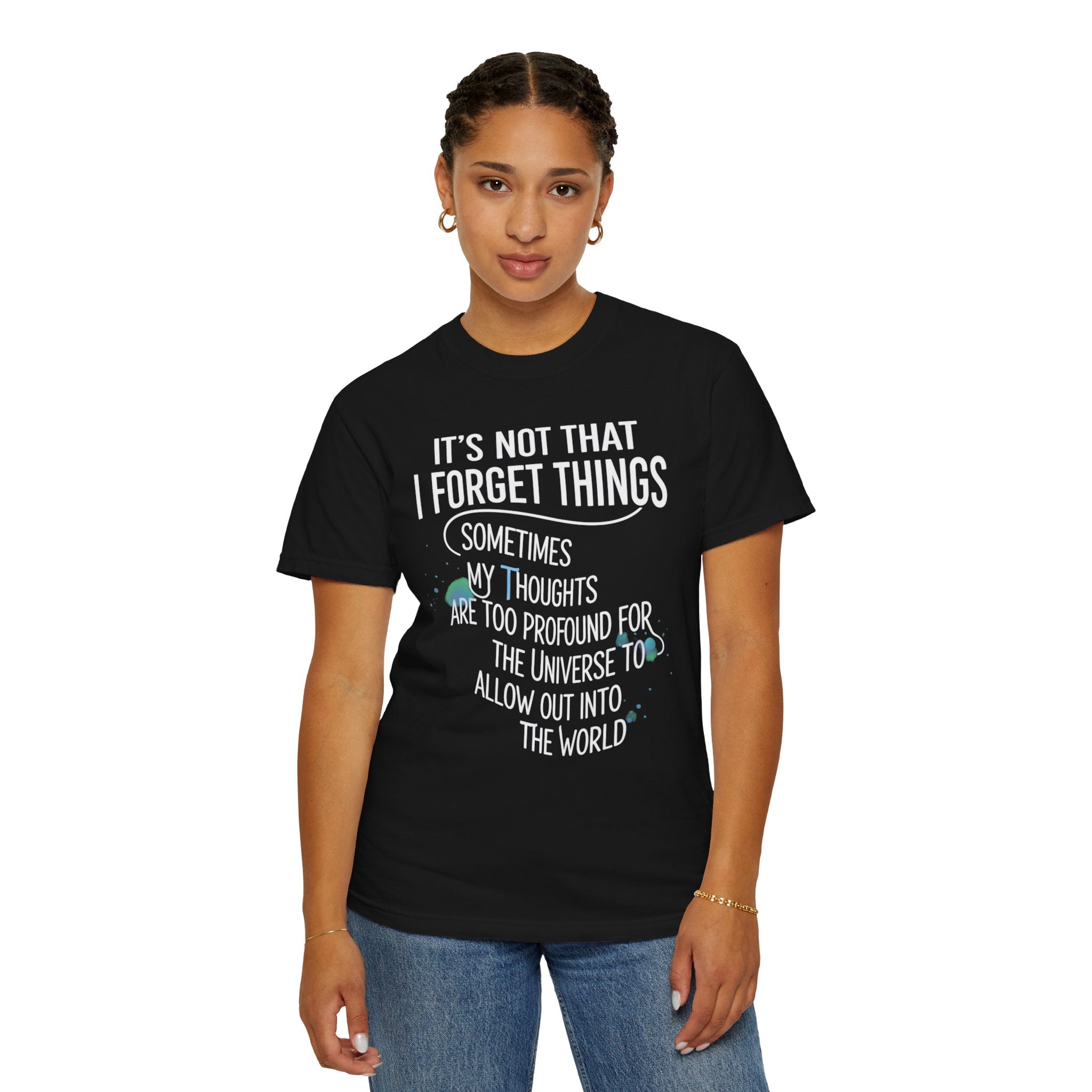 "Profound Thoughts 4" Unisex Garment-Dyed T-shirt