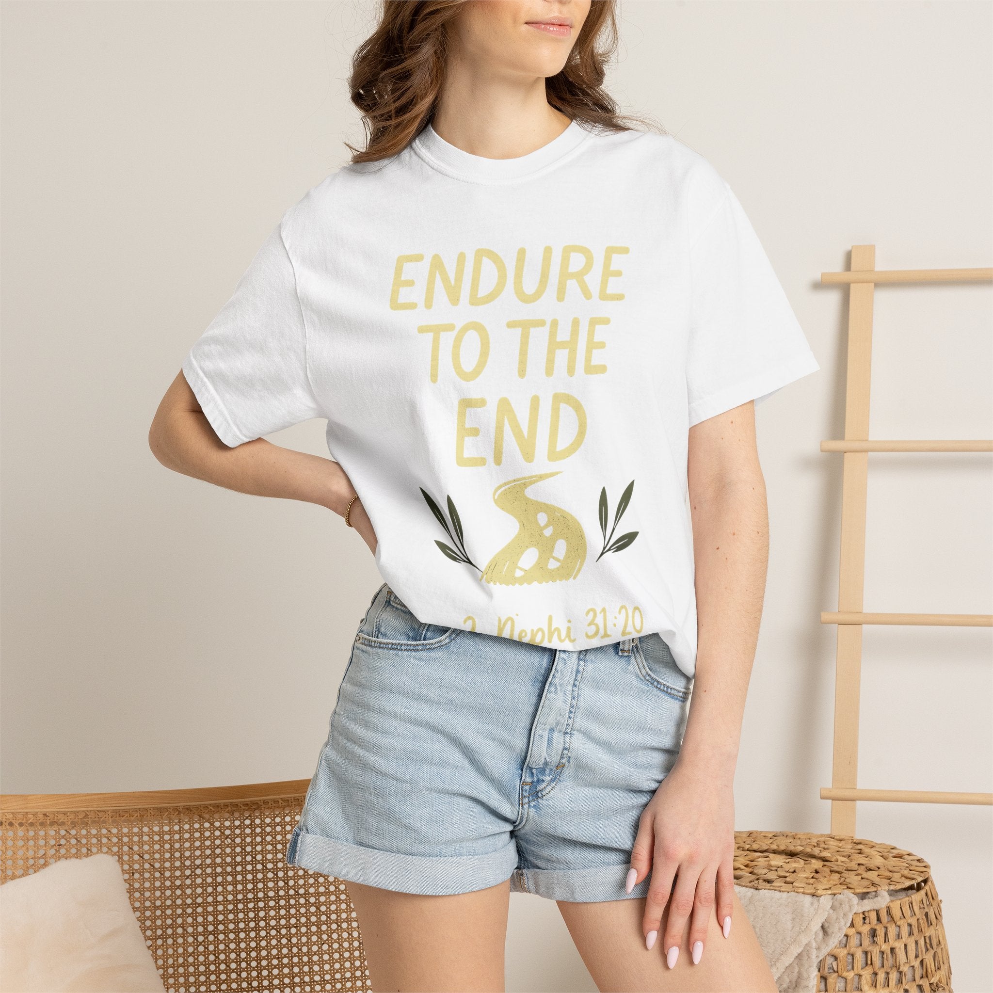 "Endure to the End" Unisex Garment-Dyed T-shirt