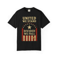 "Divided We Fall" Unisex Garment-Dyed T-shirt