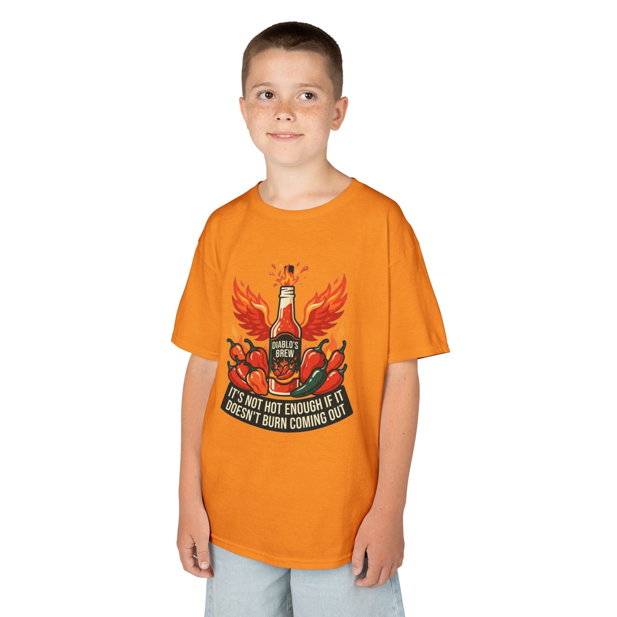 "Burns Coming Out" Kids Tee