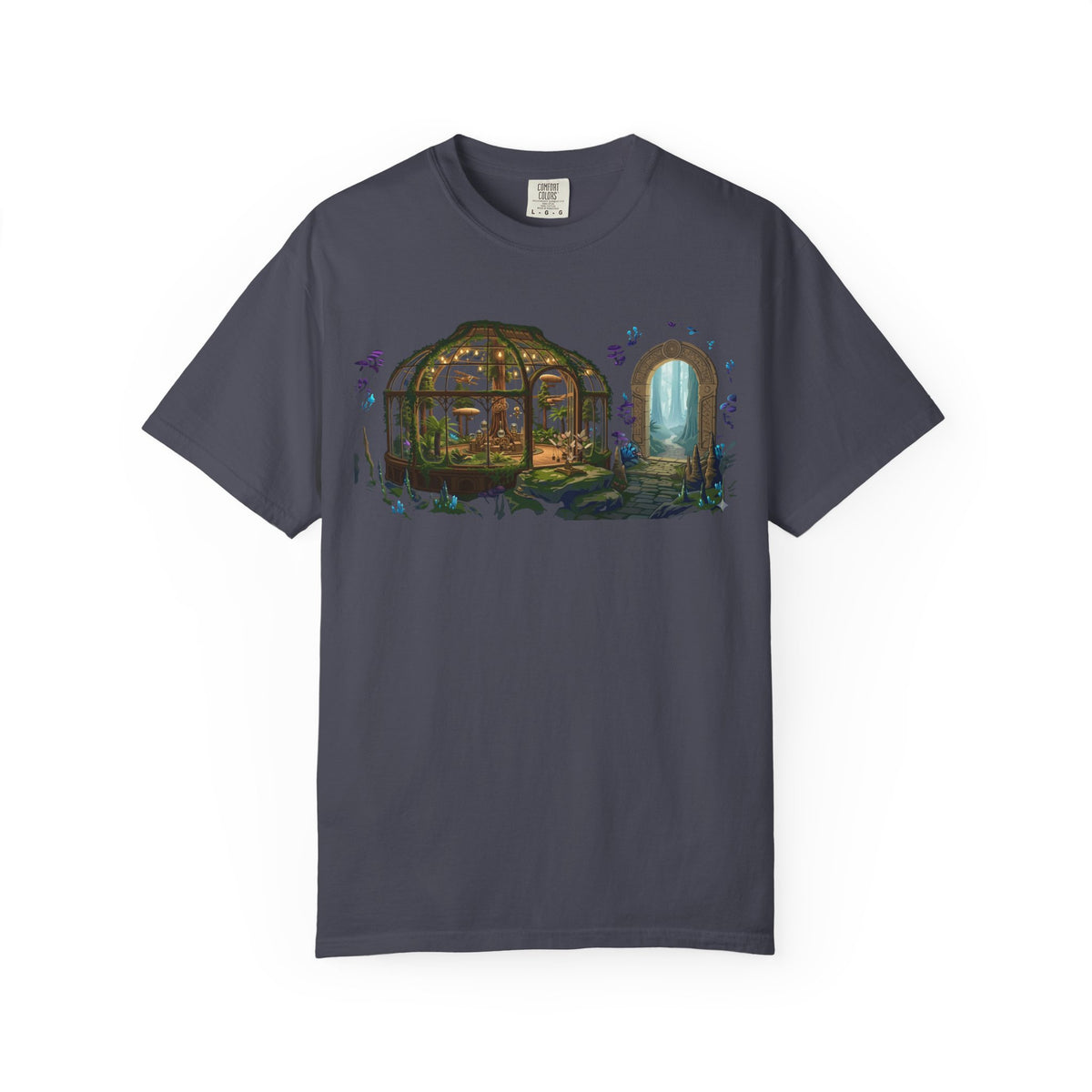 Color: Navy | Terrarium Unisex Garment-Dyed Tee