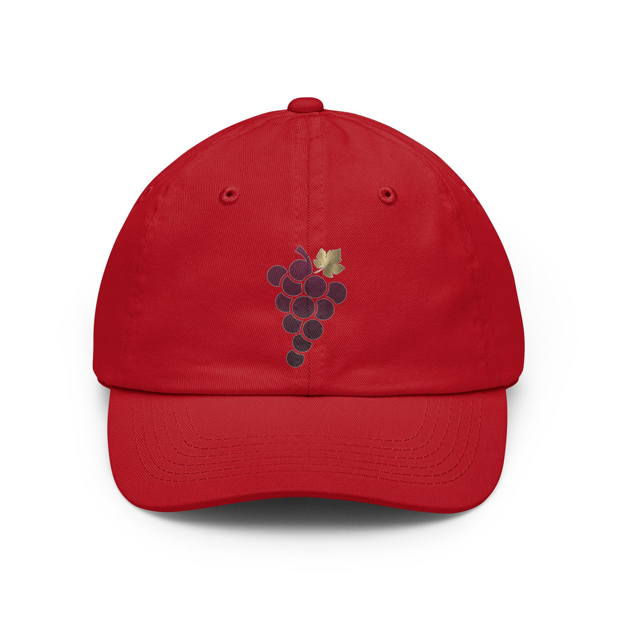 Color: Red | Grateful for the Carbernet Dad Hat — Graphic