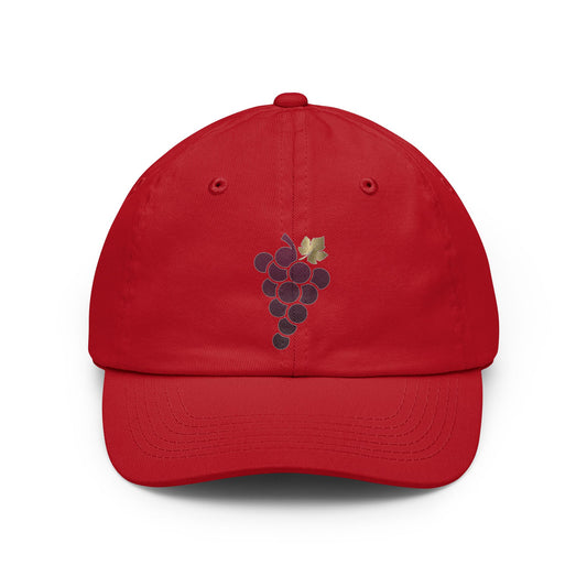Color: Red | Grateful for the Carbernet Dad Hat — Graphic