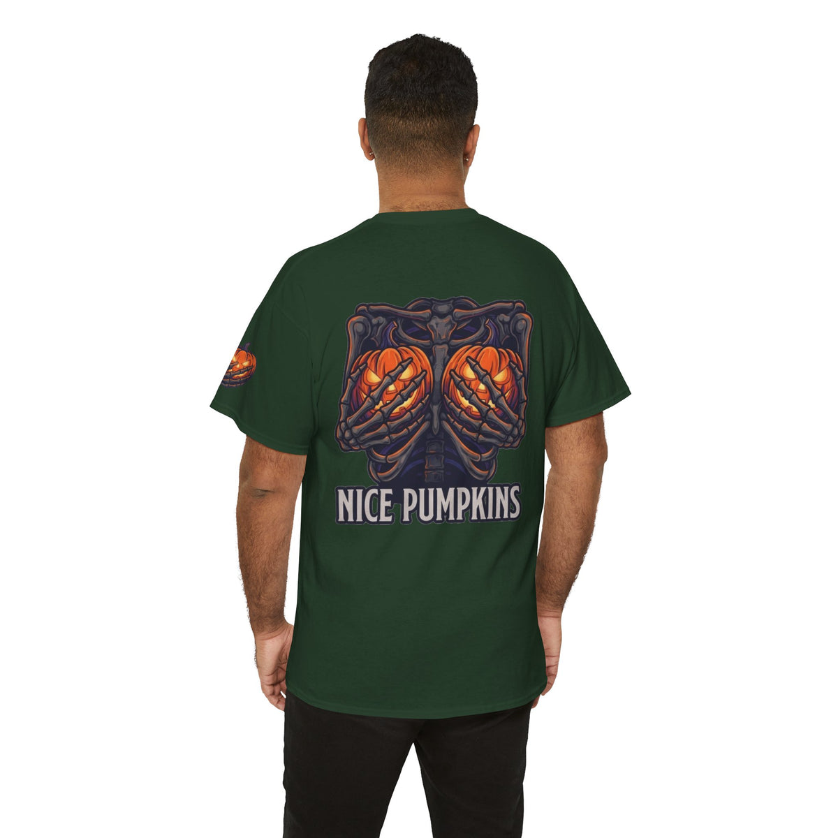 Color: Forest Green | Nice Pumpkins Premium Graphic Tee