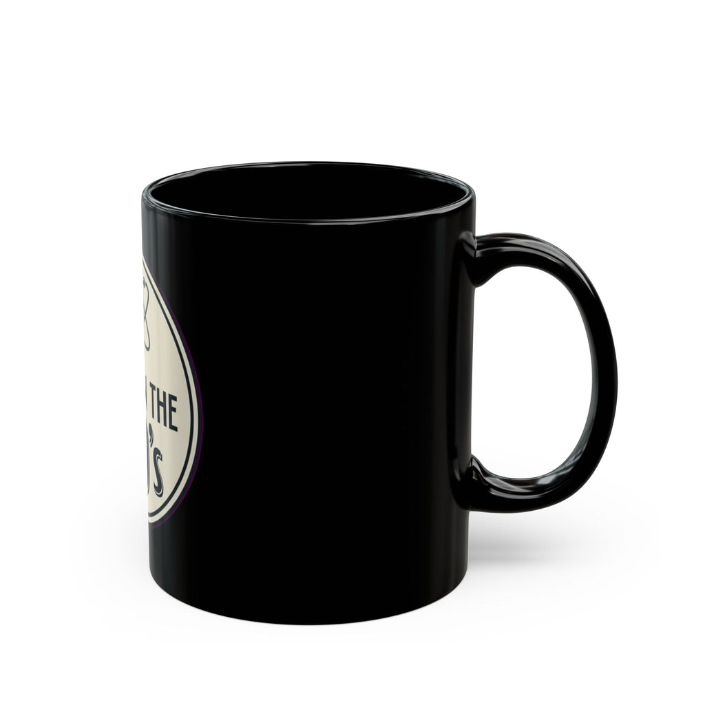 "Made in the 50's" Black Ceramic Mug — Graphic