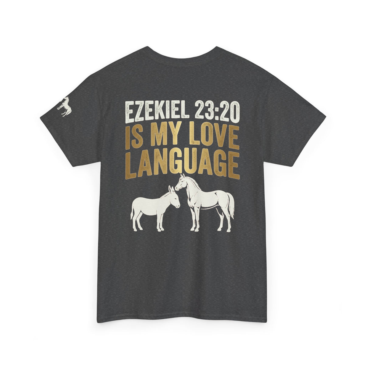Good Book Series Ezekiel 23 20 Love Language Premium Graphic Tee